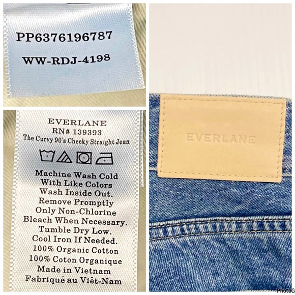 EVERLANE The Curvy 90s Cheeky Straight Organic Cotton 32 - Picture 5 of 9